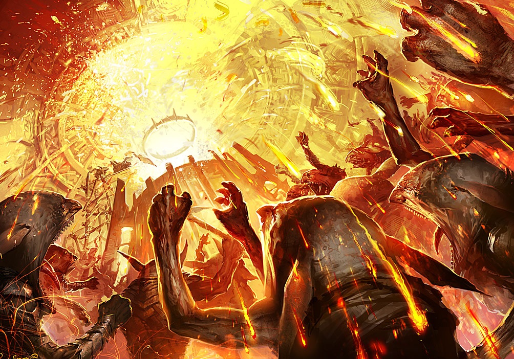 Ascension through the death of millions of Westfallen.